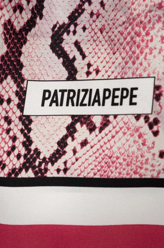 Шовкова хустка Patrizia Pepe Foulard барвистий