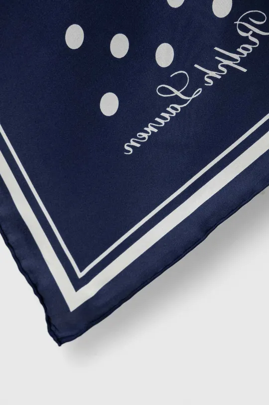 Шелковый платок Lauren Ralph Lauren тёмно-синий