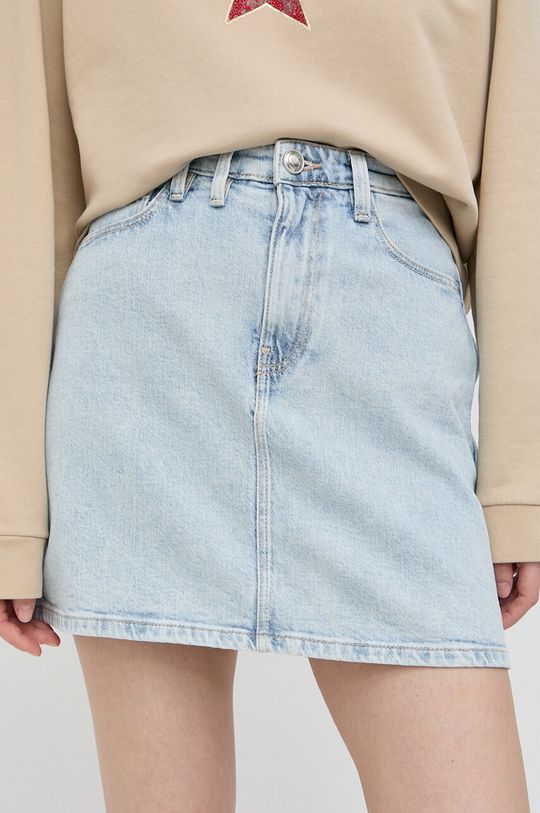 jasny niebieski Guess spódnica jeansowa Damski