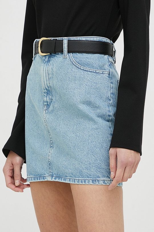 niebieski Gestuz spódnica jeansowa Leia Damski