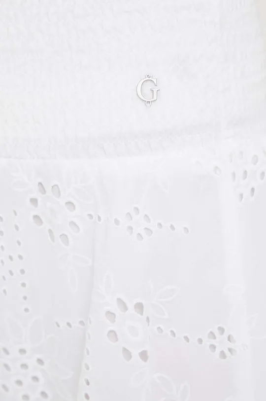 biały Guess spódnica bawełniana