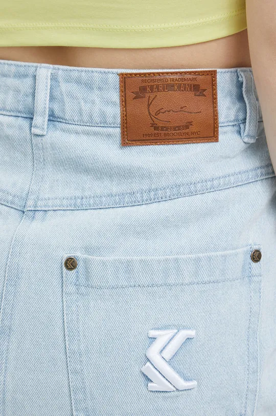 niebieski Karl Kani spódnica jeansowa