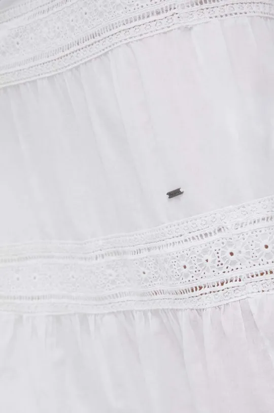 λευκό Βαμβακερή φούστα Pepe Jeans Pelia