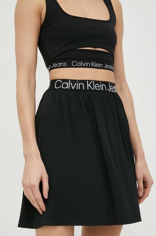 čierna Sukňa Calvin Klein Jeans Dámsky