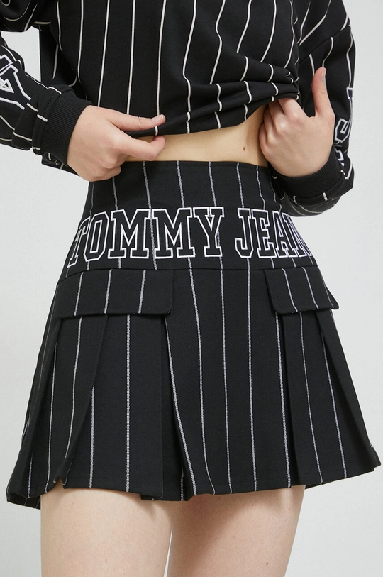 fekete Tommy Jeans szoknya