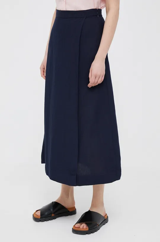 σκούρο μπλε Λινή φούστα Gant Γυναικεία