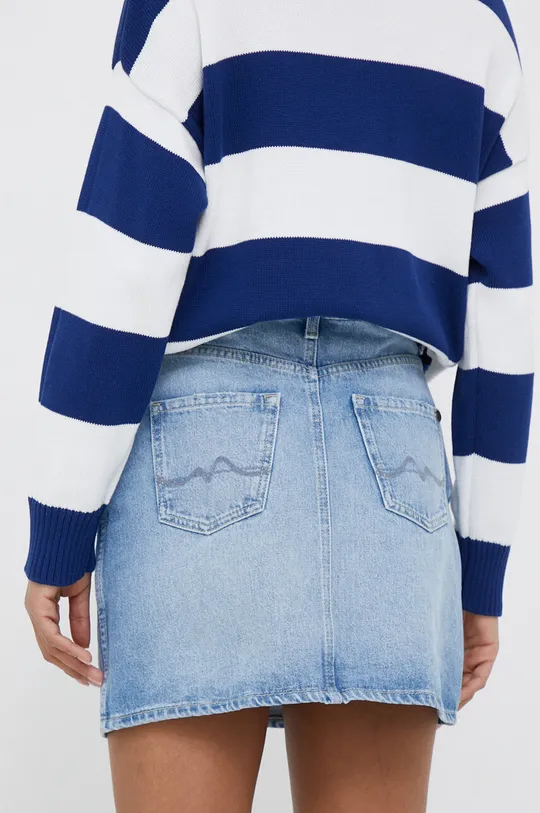 Pepe Jeans spódnica jeansowa Rachel Materiał zasadniczy: 100 % Bawełna, Podszewka kieszeni: 65 % Poliester, 35 % Bawełna