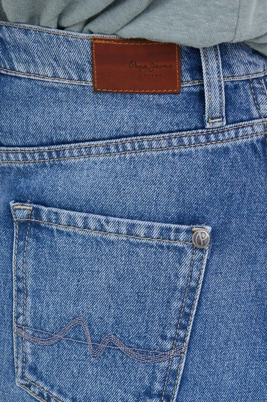 niebieski Pepe Jeans spódnica jeansowa Rachel