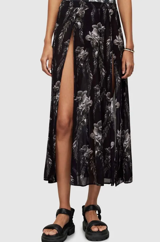 Suknja AllSaints crna