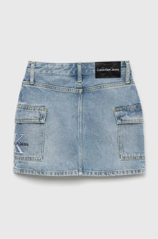 Calvin Klein Jeans spódnica jeansowa dziecięca niebieski