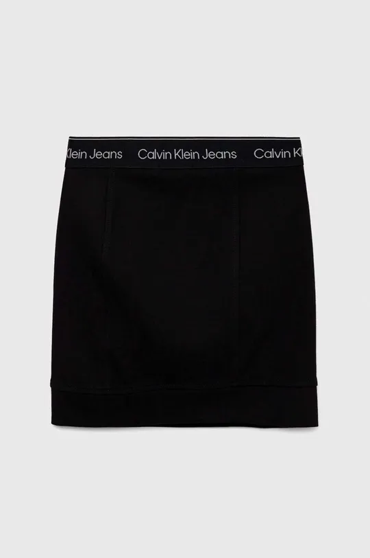 Дитяча спідниця Calvin Klein Jeans чорний