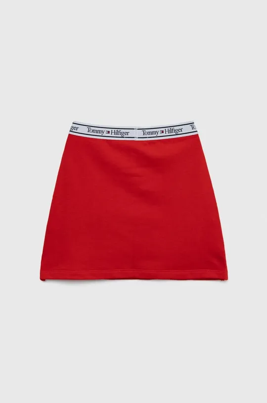 czerwony Tommy Hilfiger spódnica dziecięca Dziewczęcy