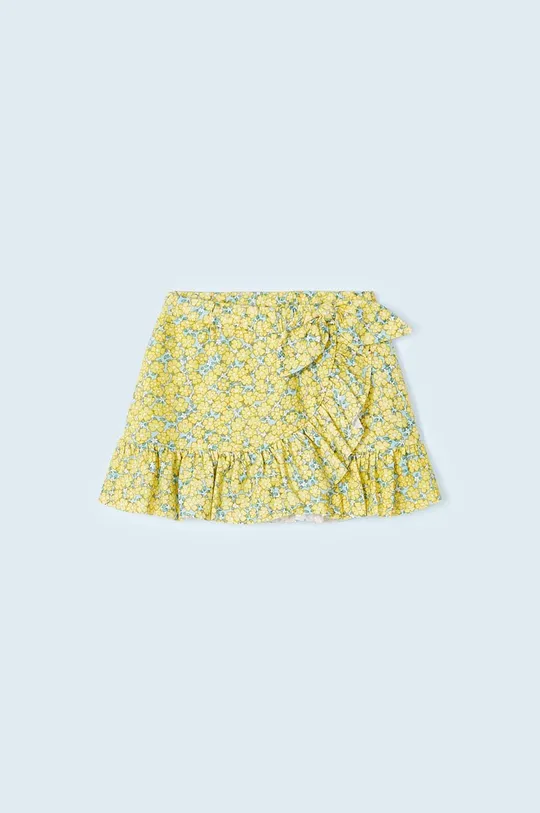 Mayoral spódnica bawełniana dziecięca żółty