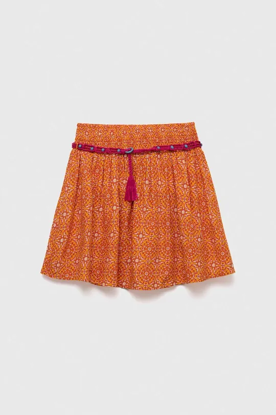 oranžová Dievčenská sukňa Sisley Dievčenský