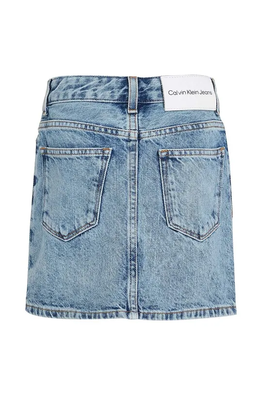 Dječja traper suknja Calvin Klein Jeans  100% Pamuk