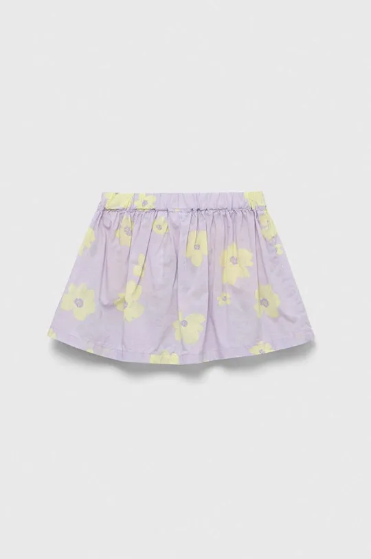 GAP spódnica lniana dziecięca fioletowy