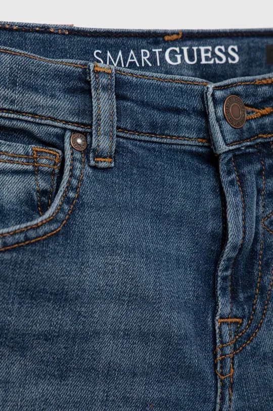 Guess jeansy dziecięce Materiał zasadniczy: 92 % Bawełna, 7 % Elastomultiester, 1 % Elastan, Podszewka kieszeni: 65 % Poliester, 35 % Bawełna