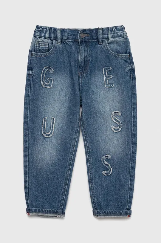 granatowy Guess jeansy dziecięce Chłopięcy