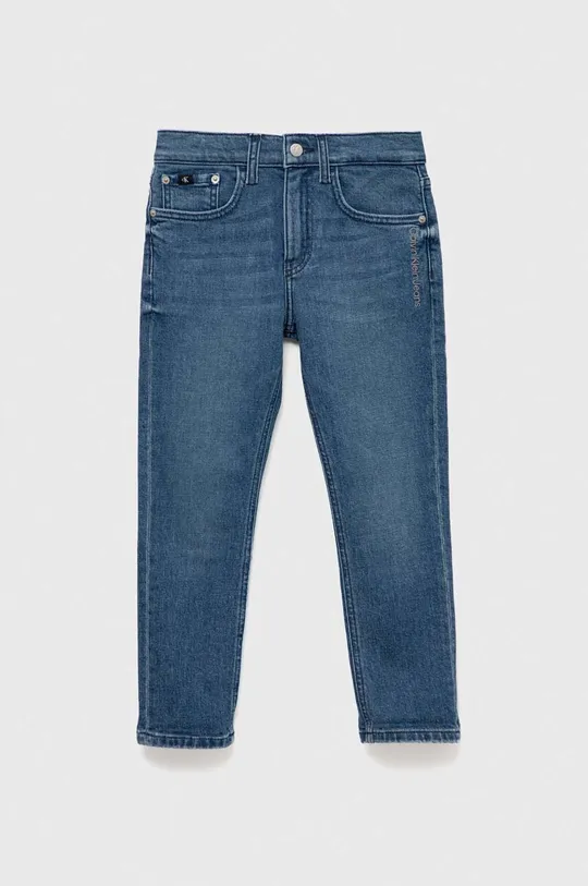 modra Otroške kavbojke Calvin Klein Jeans DAD FIT AZURE BLUE Fantovski