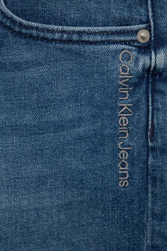 Detské rifle Calvin Klein Jeans DAD FIT AZURE BLUE  99 % Bavlna, 1 % Elastan