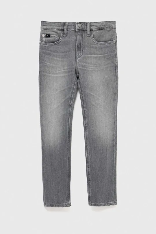 сірий Дитячі джинси Calvin Klein Jeans Для хлопчиків