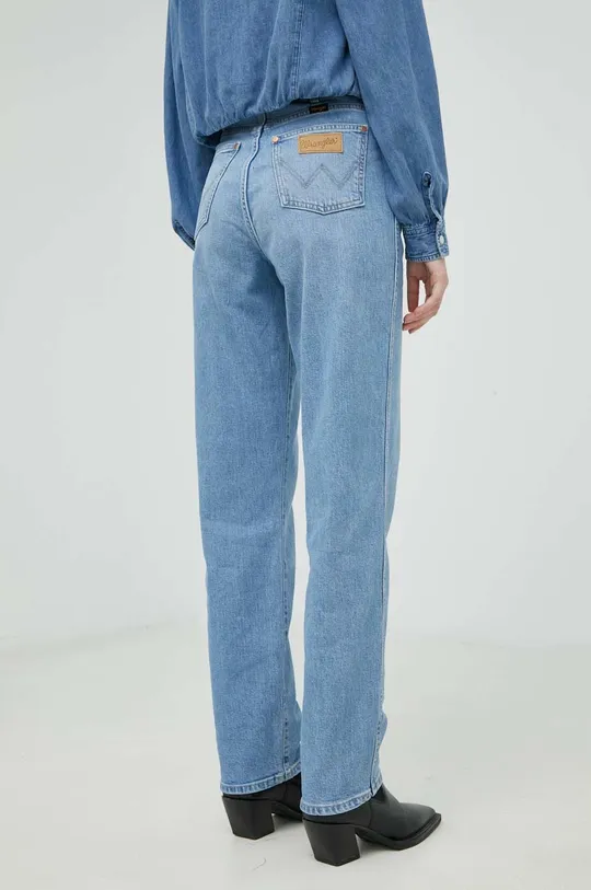 Wrangler jeansy Mom Straight Rhea 99 % Bawełna, 1 % Elastan