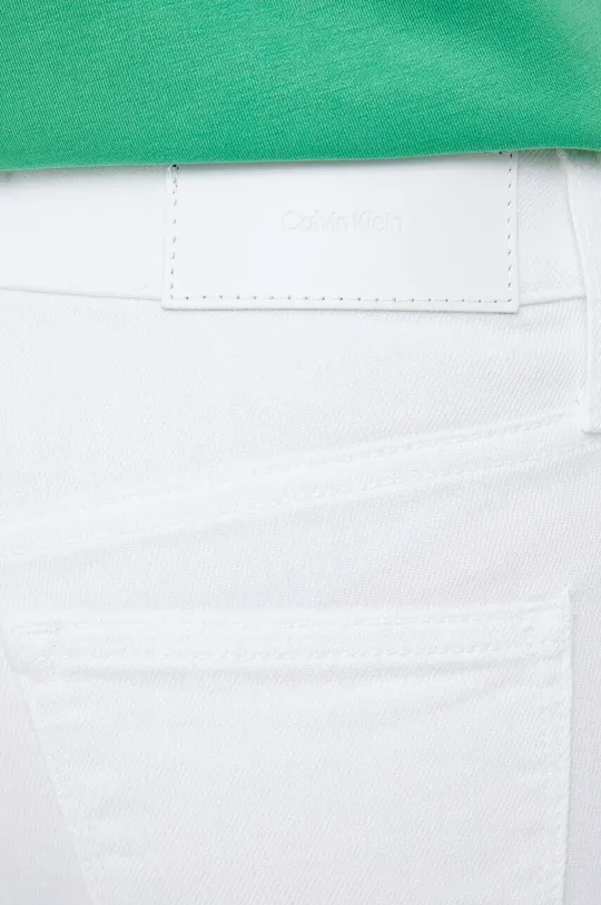 biały Calvin Klein jeansy