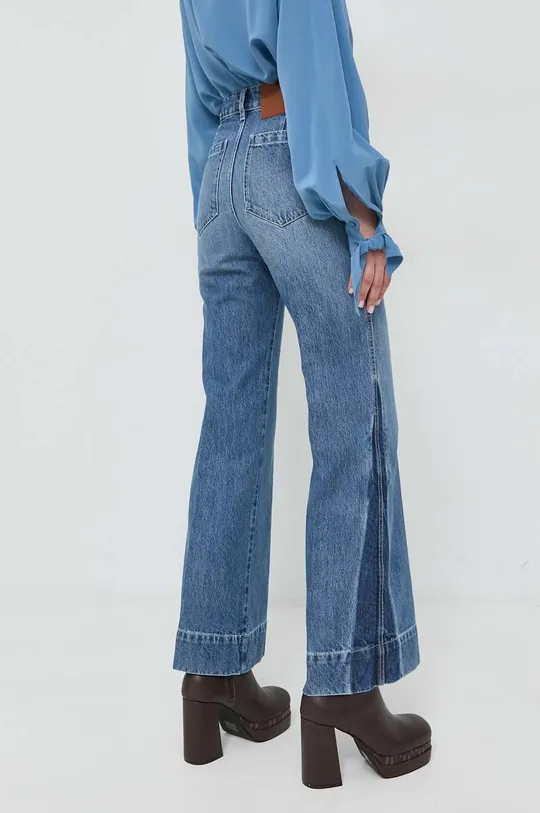 Victoria Beckham jeansy Alina Materiał zasadniczy: 100 % Bawełna, Inne materiały: 100 % Mosiądz, Wstawki: 100 % Skóra naturalna