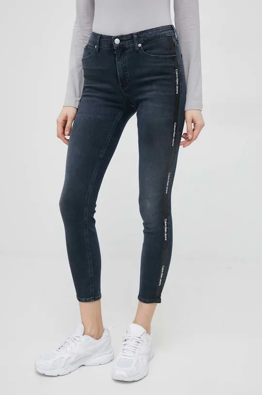 σκούρο μπλε τζιν παντελόνι Calvin Klein Jeans Γυναικεία