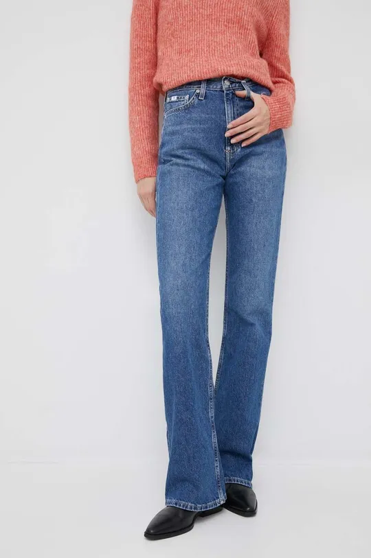 niebieski Calvin Klein Jeans jeansy Authentic Damski
