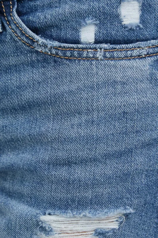 modrá Rifľové krátke nohavice Guess