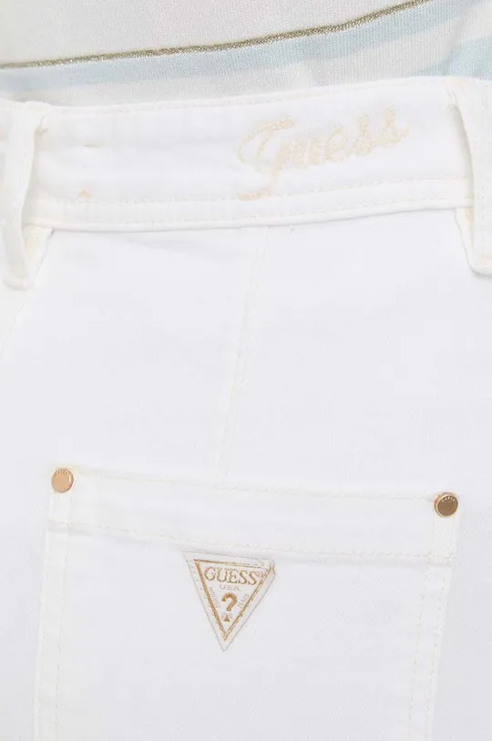 biały Guess jeansy Dakota