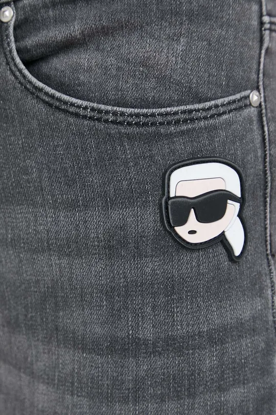 szary Karl Lagerfeld jeansy Ikonik 2.0