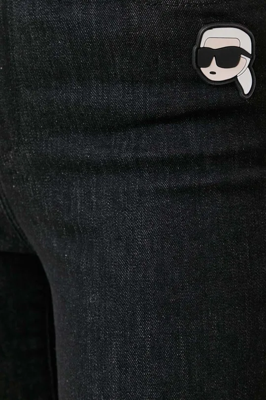 czarny Karl Lagerfeld jeansy Ikonik 2.0