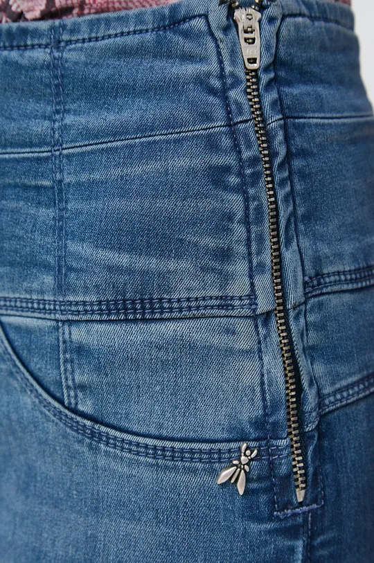 niebieski Patrizia Pepe jeansy