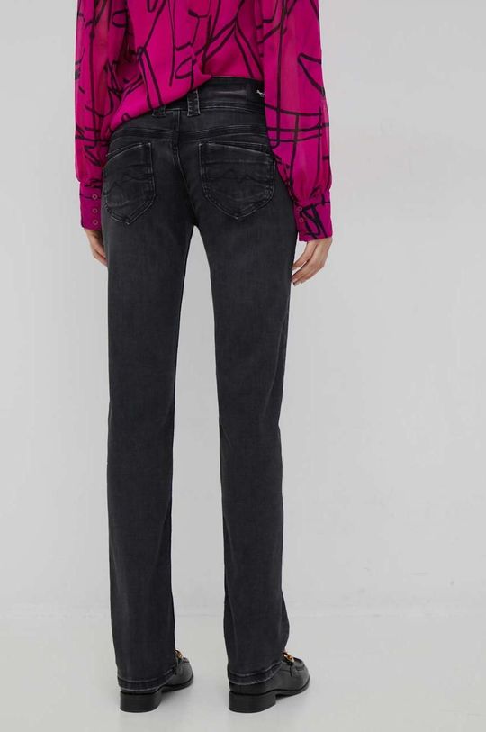 Pepe Jeans jeansi Venus  Materialul de baza: 84% Bumbac, 15% Poliester , 1% Elastan Captuseala: 60% Bumbac, 40% Poliester
