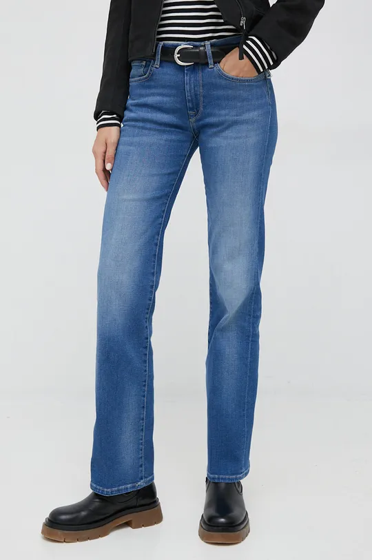 μπλε Τζιν παντελόνι Pepe Jeans Aubrey Γυναικεία