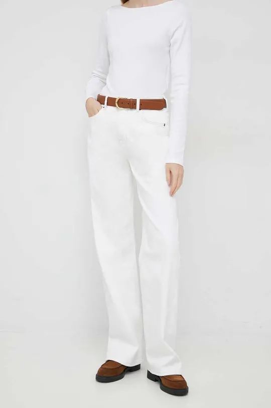 λευκό Τζιν παντελόνι Pepe Jeans Γυναικεία