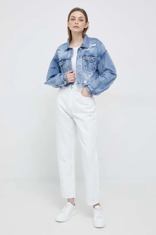 Pepe Jeans jeansy biały