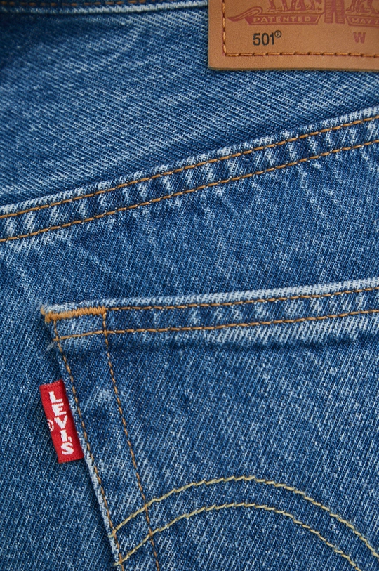 niebieski Levi's jeansy