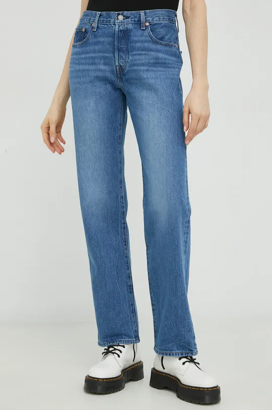niebieski Levi's jeansy 501 90's Damski