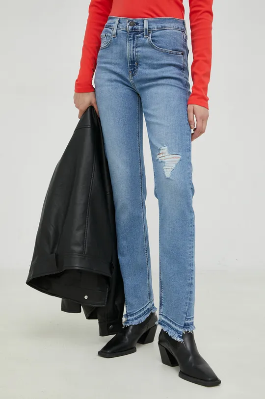 blu Levi's jeans 724 Donna