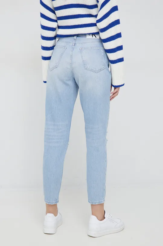 Τζιν παντελόνι Calvin Klein Jeans Mom Jean Ankle  100% Βαμβάκι