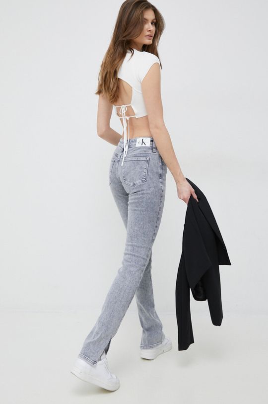 Calvin Klein Jeans jeansy jasny szary