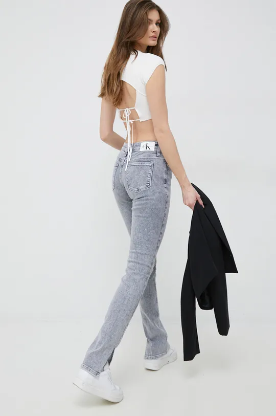 Kavbojke Calvin Klein Jeans siva