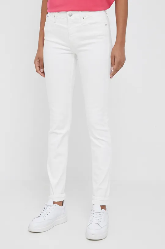 λευκό Τζιν παντελόνι Calvin Klein Jeans Γυναικεία