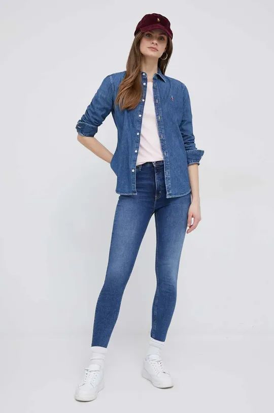 Calvin Klein Jeans jeansi bleumarin