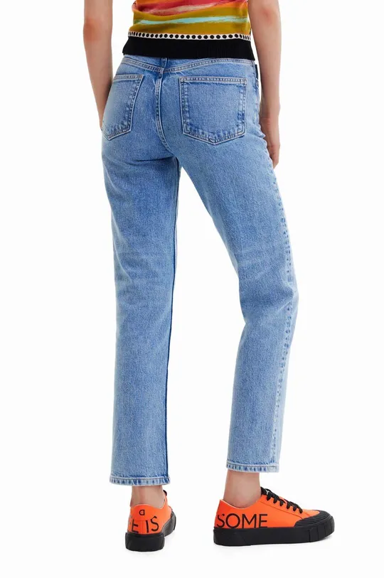 niebieski Desigual jeansy