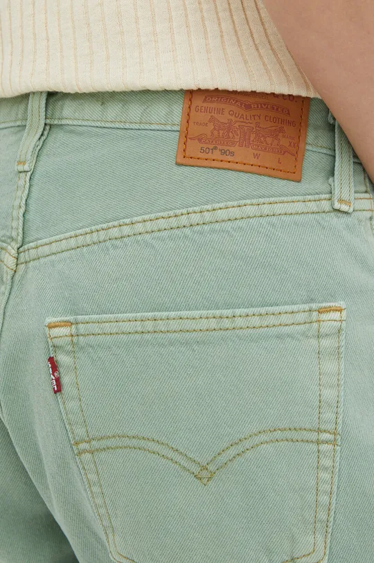 zielony Levi's jeansy 501 90's