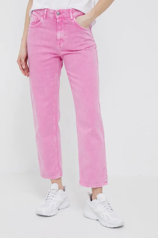 ροζ Τζιν παντελόνι Sisley Γυναικεία